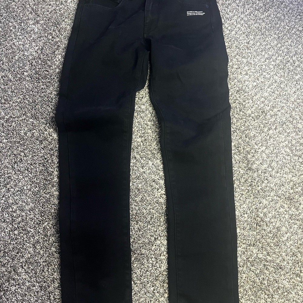 Off-White Men's Dark Jeans